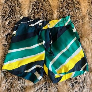 United Colors Of Benetton Multicolor Striped Womens Shorts